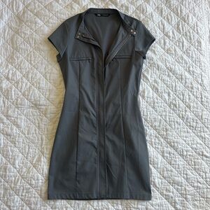 Zara Gray Mini Dress